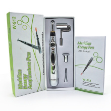 Private label oem full body pain relief 5 in 1 meridian energy massage pen electric acupuncture pen